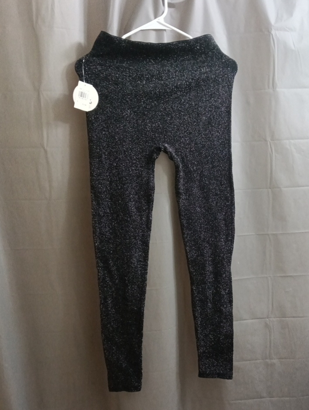 FCT Basics Sparkle Black Metallic Leggings